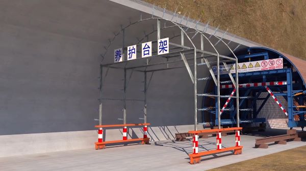 龙城区隧道施工动画制作公司 - 隧道施工工艺和施工方法 - 隧道施工汇报动画视频 - bim 工程施工动画